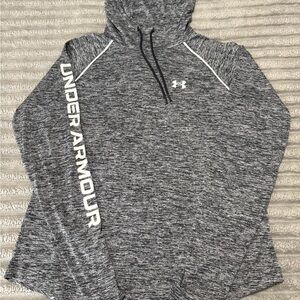 Under Armour Women's Heathered Black Hoodie